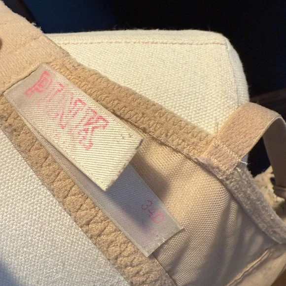 PINK Victoria's Secret Lace Bra - Tan - Picture 3 of 3